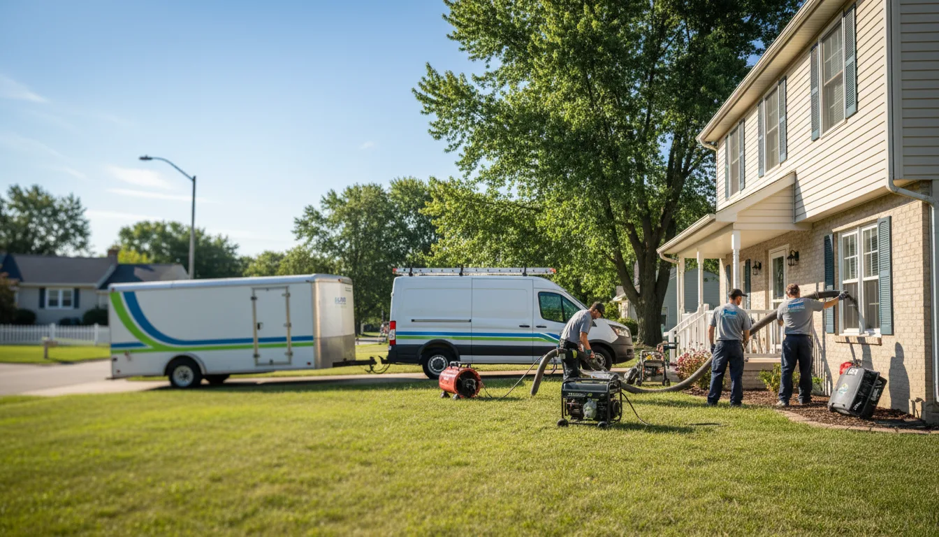 Flooded Basement Restoration And Cleanup With Repair in Menlo, IA near me